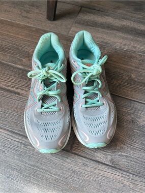 MBT Women's Mint and Light Gray Athletic Sneakers